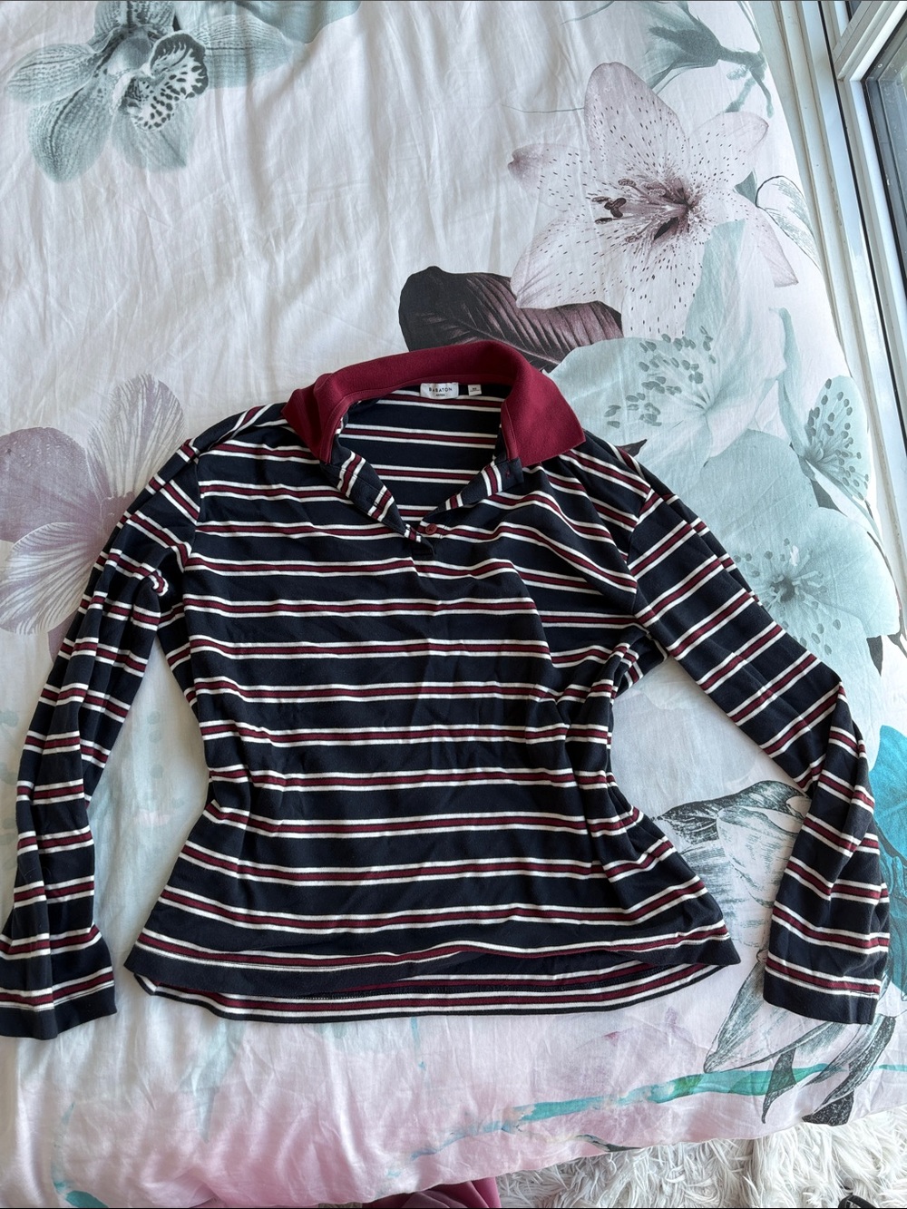 Aritzia Babaton InterLock Cotton Eton Longsleeve - Picture 2 of 9